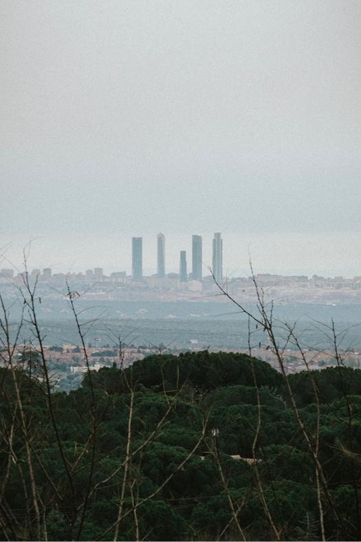 Vistas panorámicas de Madrid en Finca para eventos en Madrid